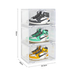 3 Tier Transparent Shoe Organiser