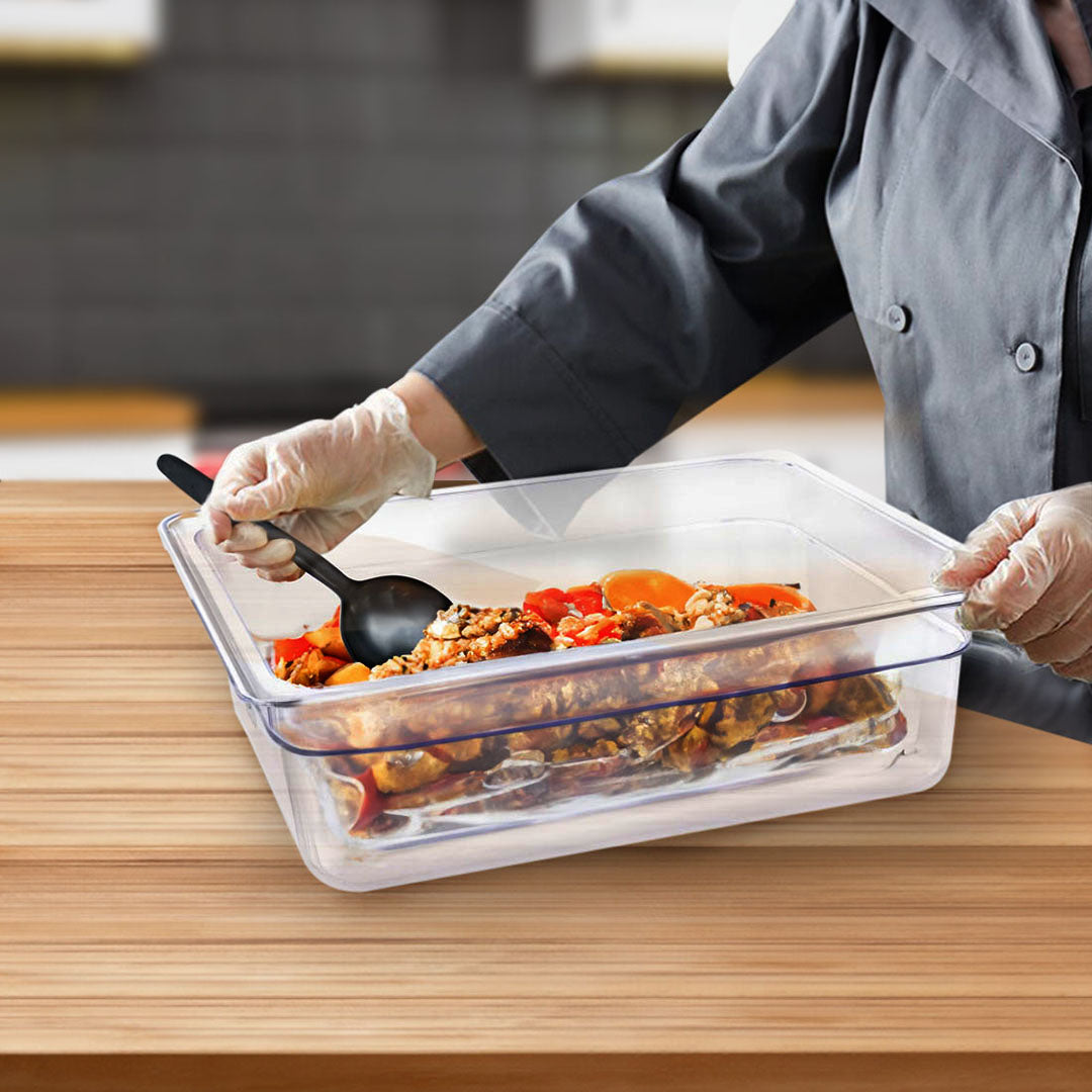 150mm Clear  GN Pan 1/2 Food Tray