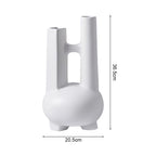 Ornament Modern Geometric Vase Minimalist Double Tube
