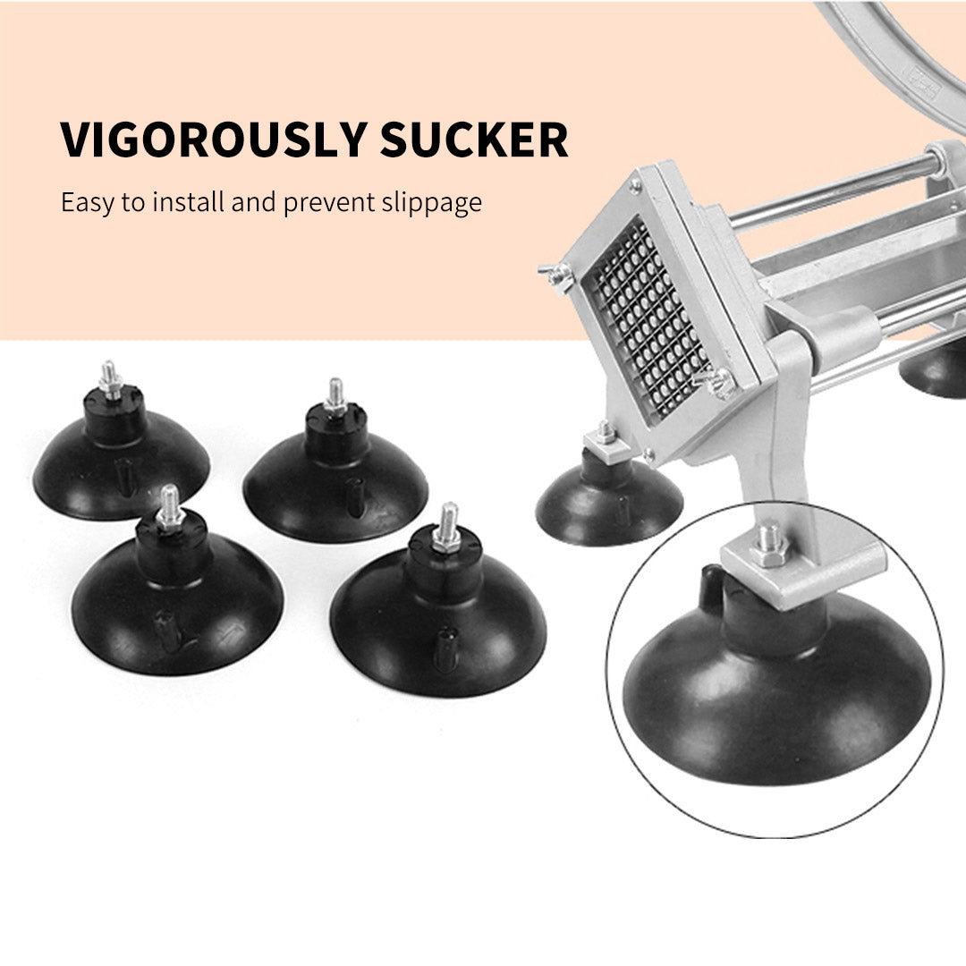 SOGA Commercial Stainless Steel Potato Cutter with 3 Blades