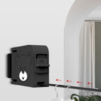 160mm Wall-Mounted Clothes Line Dry Rack Black