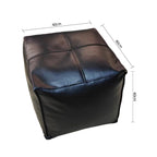 SOGA 40cm Pier Leather Pillow with EPP Insert, Home Decor