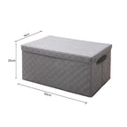 Large Grey Non-Woven Diamond Quilt Grid