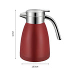 1.2L Stainless Steel Water Bottle Red