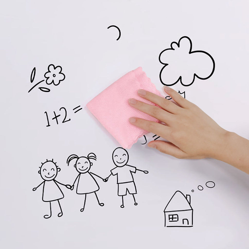 45cmx500cm Clear Dry Erase Adhesive Whiteboard Wall Surface Peel Sticker Sheet