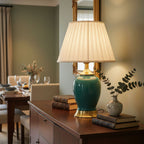 Ceramic Table Lamp Green