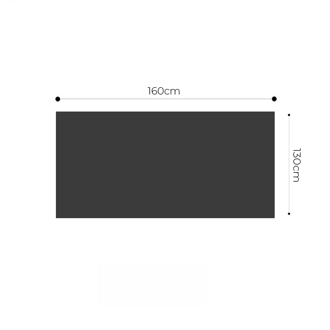 130x160cm Throw Blanket  Black and White