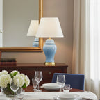 Ceramic Table Lamp Blue