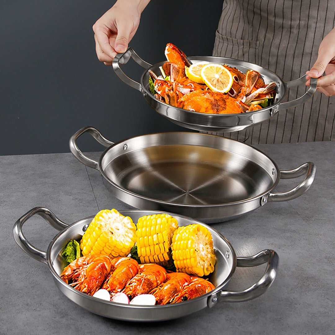 26cm Dry Pot with Natural Color 201 Material from Stainless Steel Kitchen Essentials