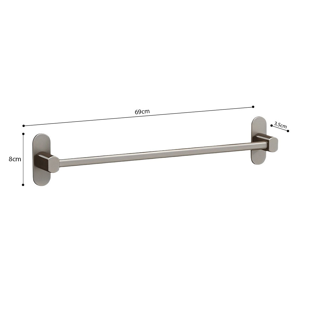 69cm Wall-Mounted Slipper Rack