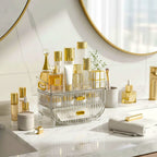 3 Tier Transparent Multifunctional Countertop Cosmetic Storage Organiser