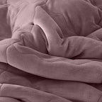 Light Purple Throw Blanket Warm Cozy Double Sided