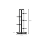 7 Tier Black Metal Plant Rack