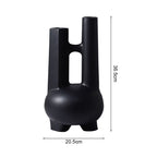 Ornament Modern Geometric Vase Minimalist Double Tube