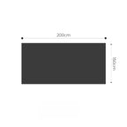 SOGA 150x200cm Throw Blanket Pearl White Premium Milk Velvet