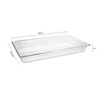 65mm Clear GN Pan 1/1 Food Tray