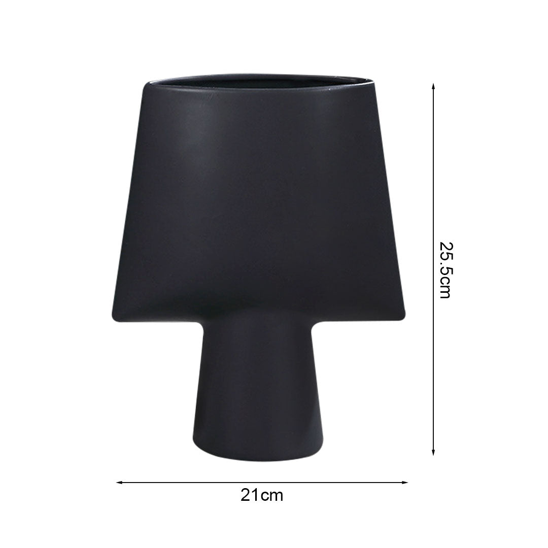 21x25.5cm Small Black Ornament Geometric