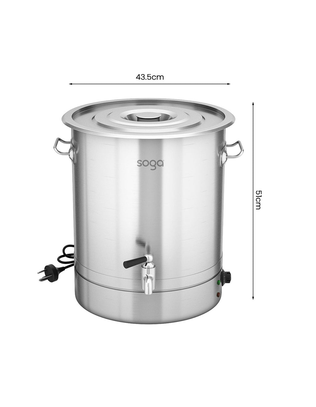 48L Stainless Steel URN Commercial Water Boiler