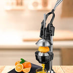 Stainless Steel Manual Juicer Black