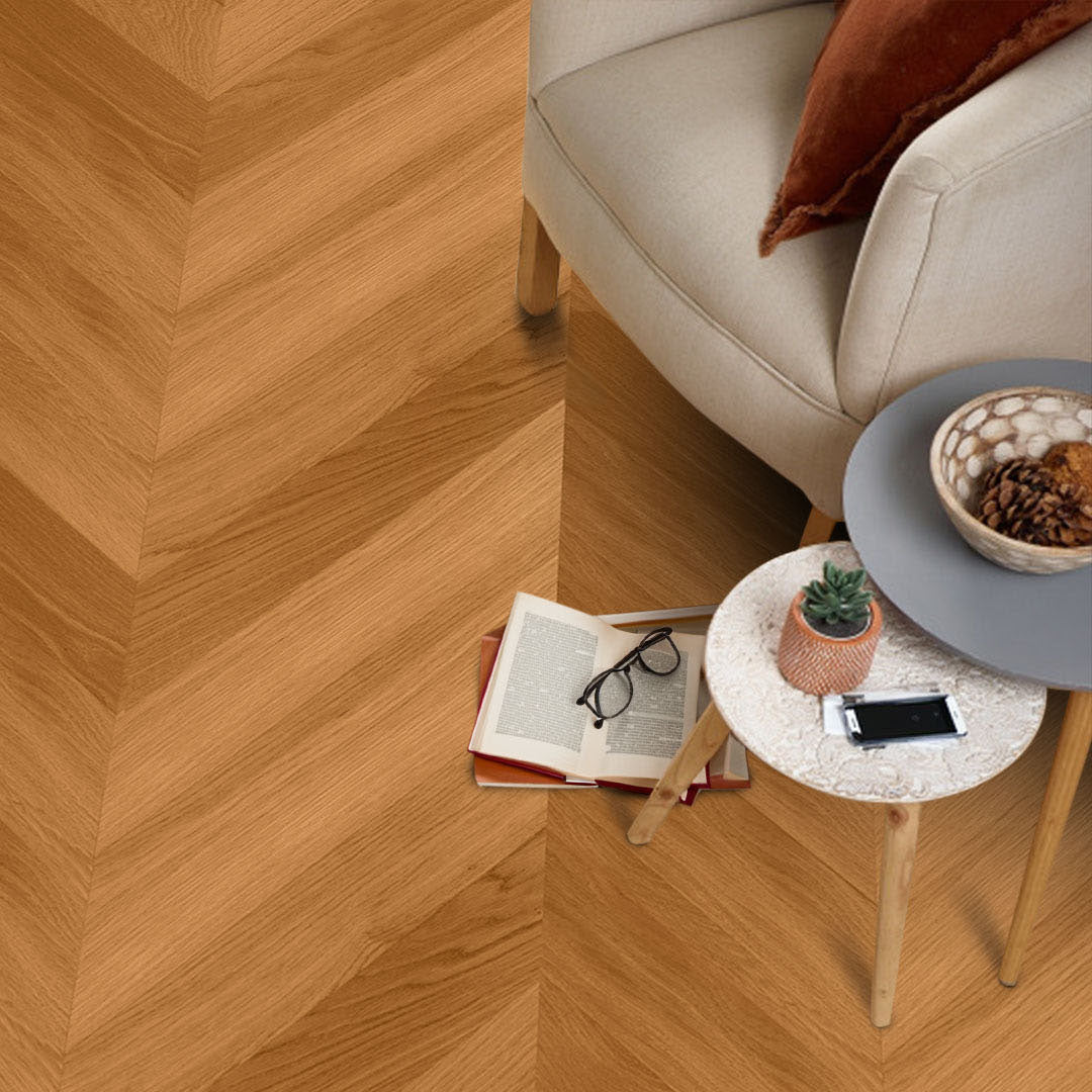 Timbo Solid Oak Chevron Parquet Timber Flooring Premium Quality Floorboards