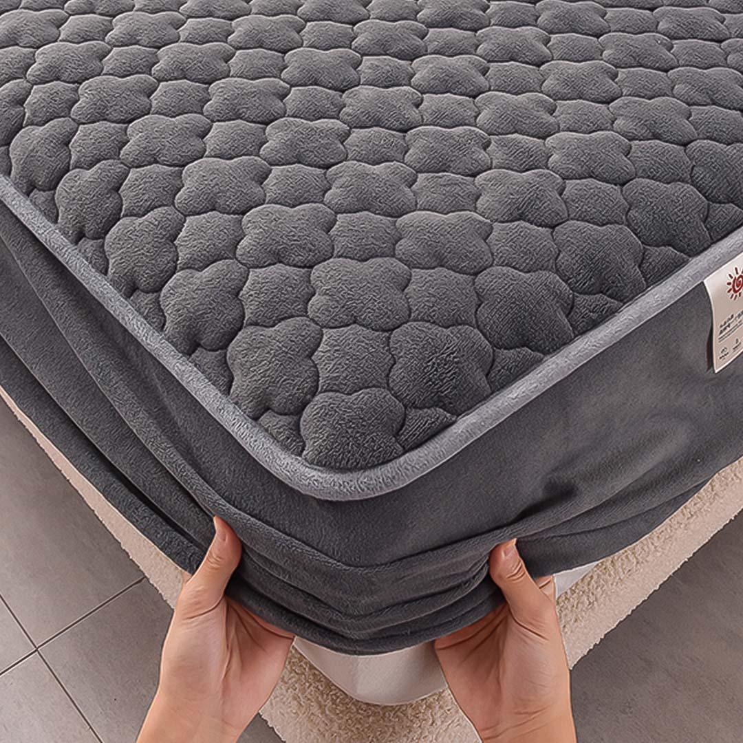 138cm Grey Wide Mattress Cover