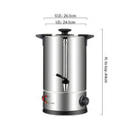 SOGA 2X Electric Water Boiler – 12L Stainless Steel Hot Water Urn