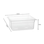 150mm Clear GN Pan 1/3 Food Tray