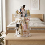 360 Degree Rotating Makeup Organiser Cosmetics Holder