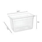200mm Clear GN Pan 1/3 Food Tray with Lid