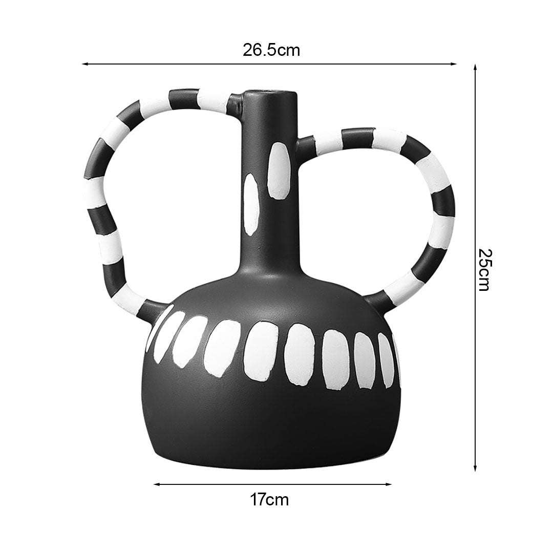 26.5x17cm Ornament Vase with Polka Dot