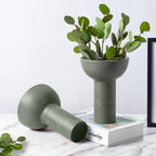 15x19.5cm Ornament Black Versatile Ceramic Vase