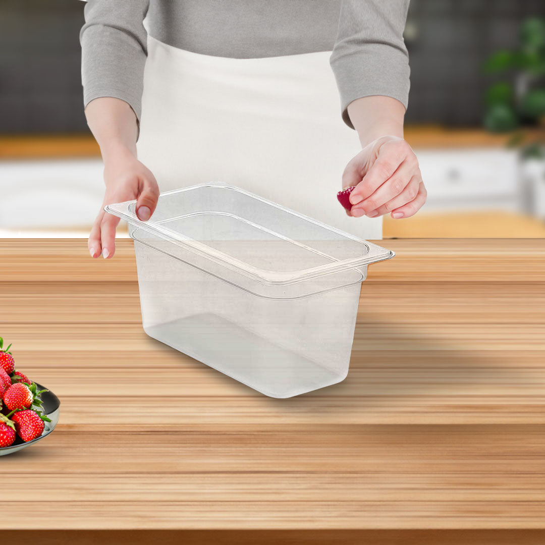 150mm Clear GN Pan 1/3 Food Tray