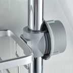Silver Single Kitchen Sink Faucet Organiser