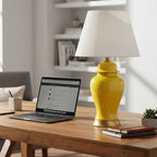 Ceramic Table Lamp Yellow