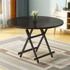 Black Round Dining Table