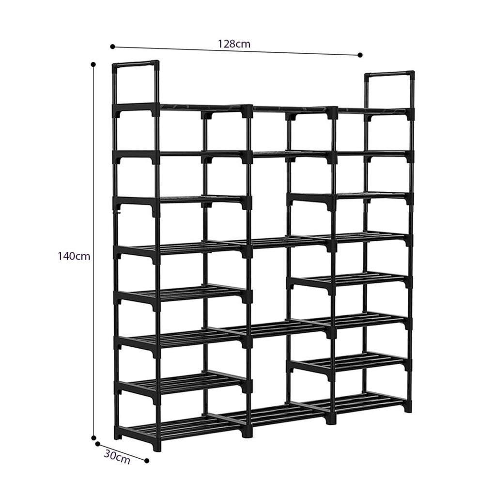 21-Shelf Tier Shoe Storage with Handle
