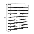 21-Shelf Tier Shoe Storage with Handle