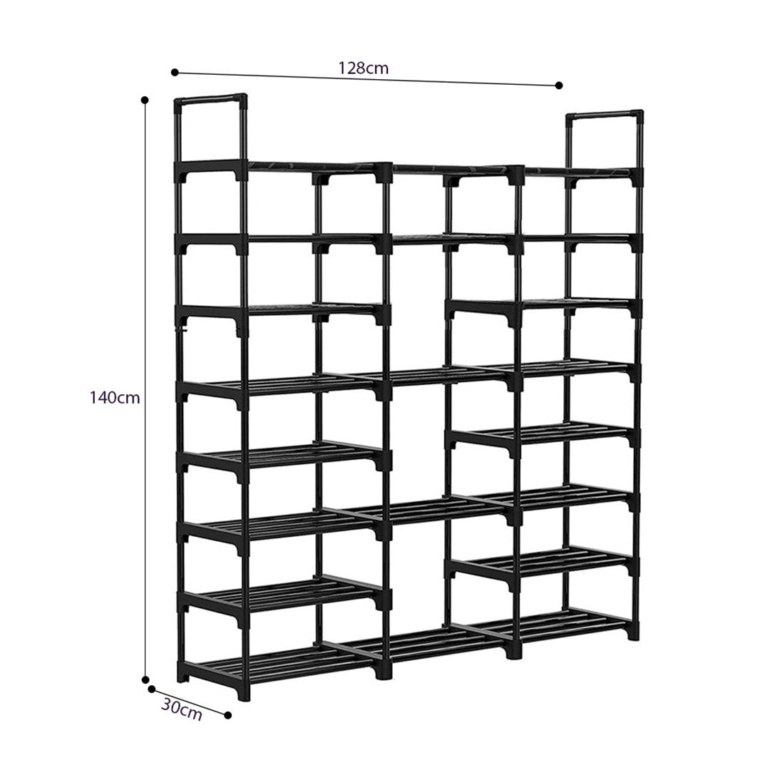 21-Shelf Tier Shoe Storage with Handle