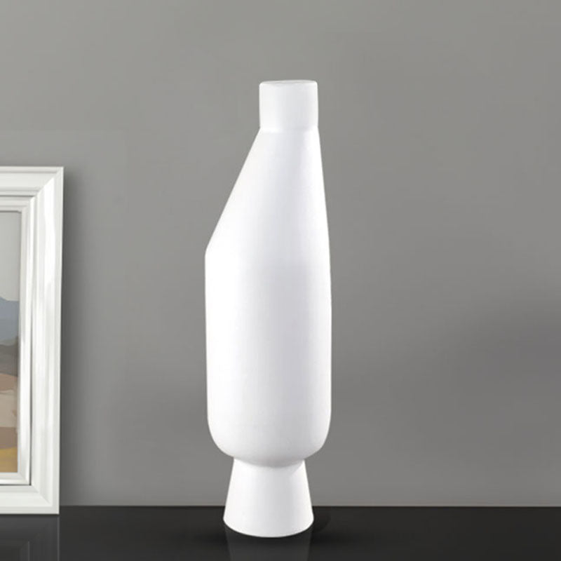 14x52cm  White Ornament Modern Minimalist Vase
