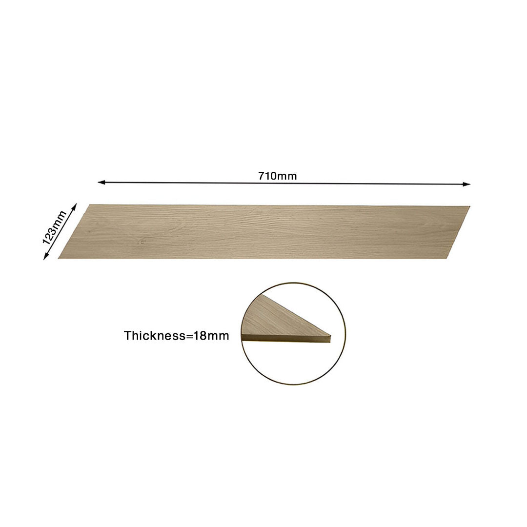 Timbo Solid Oak Chevron Parquet Timber Flooring - 1 box