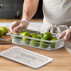 65mm Clear GN Pan 1/3 Food Tray with Lid