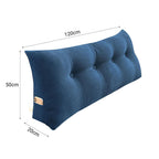 SOGA 120cm Blue Wedge Bed Cushion