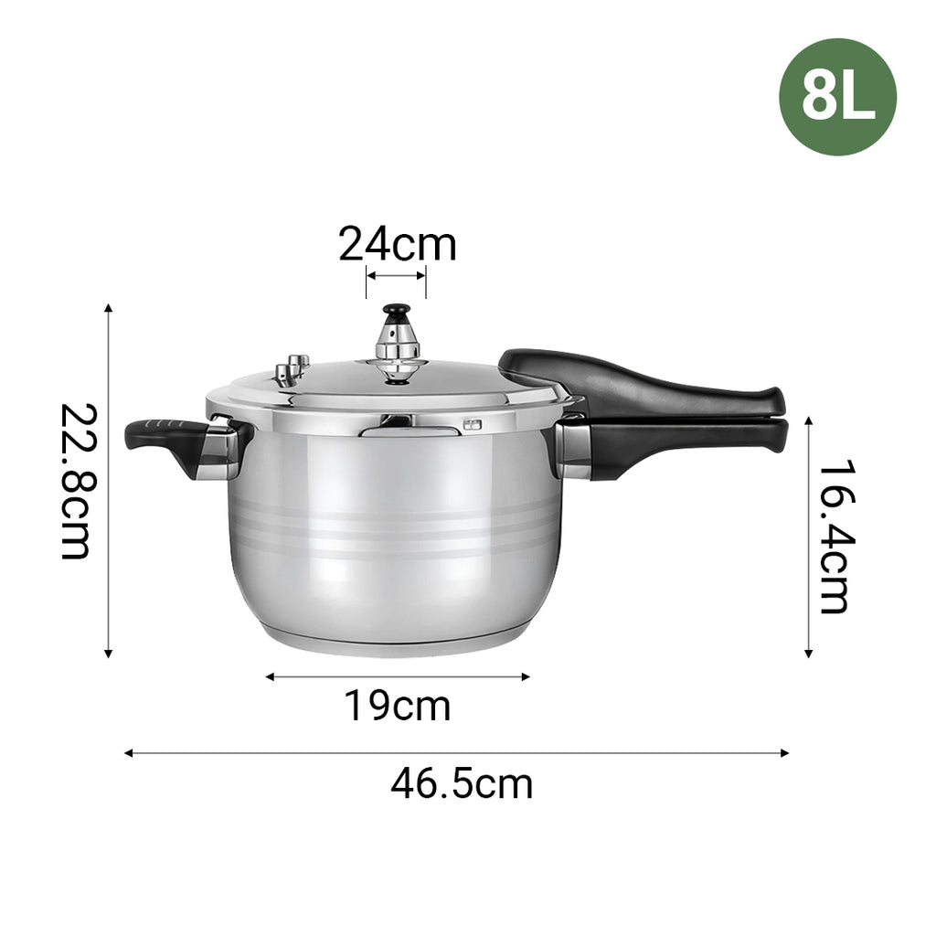 8L Stainless Steel Pressure Cooker With Seal
