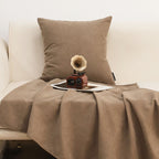 1.8m Bed Light Brown Vintage Scarf Runner Bedding Tail Pad Flag Set of 3