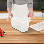 150mm Clear GN Pan 1/3 Food Tray with Lid