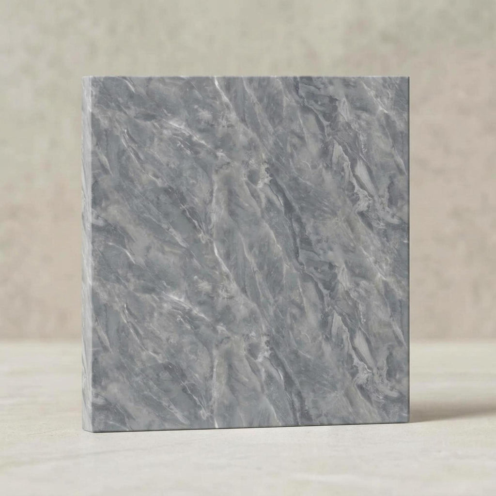 SOGA Peel & Stick Floor and Wall Tiles 30 x 30cm 10 Pack Grey Faux Marble