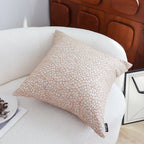 SOGA 2X 50cm Neutral Beige Speckled Pattern Contemporary Throw Pillow