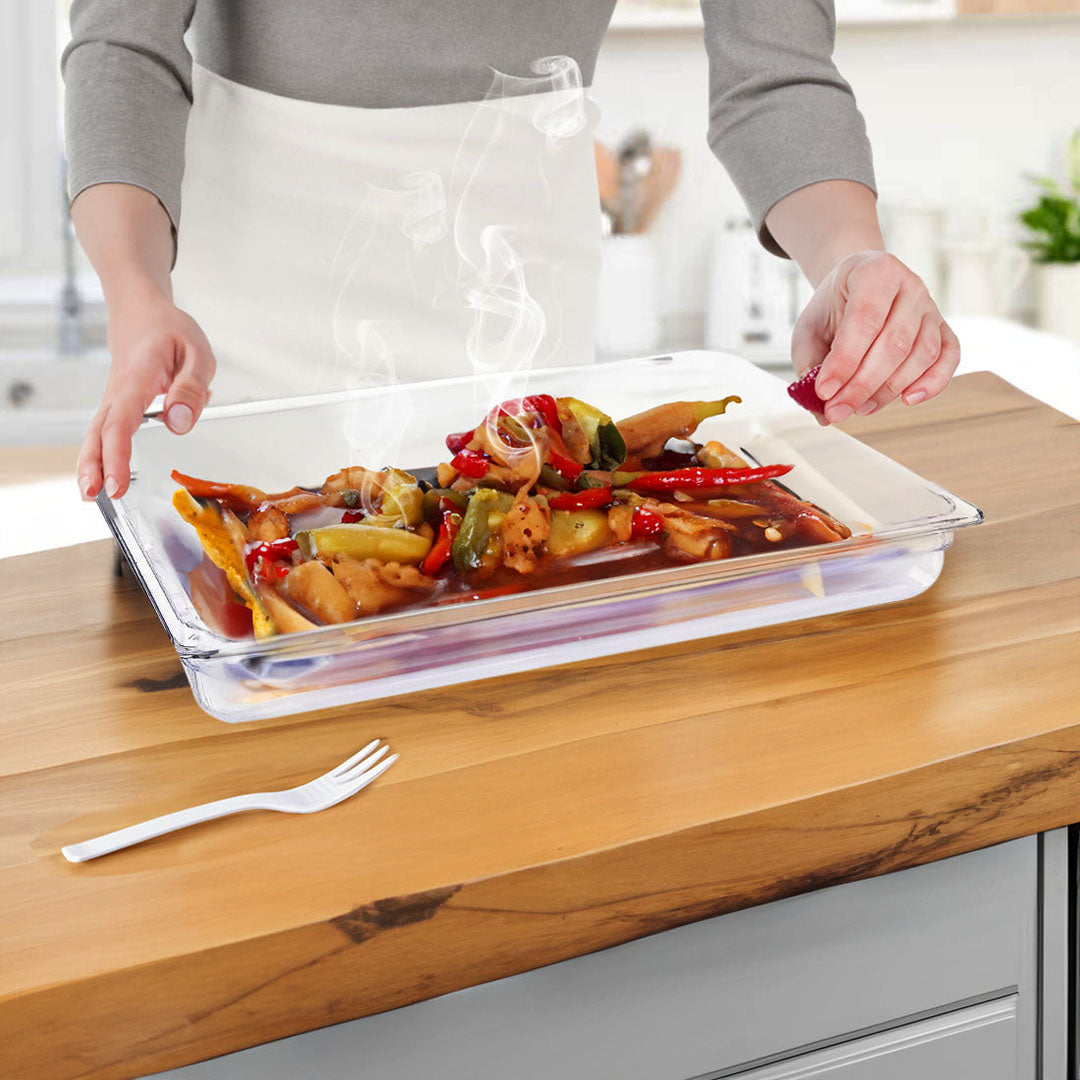 100mm Clear GN Pan 1/1 Food Tray