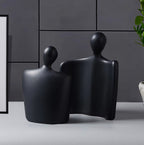 Ornament Set of 2 Abstract Human Figurine Sculptures