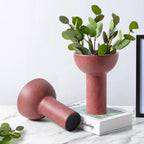 15x19.5cm Ornament Brown Versatile Ceramic Vase